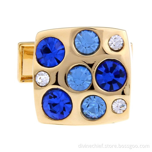 Fashion Multi-color Crystal Cufflinks, Jewelry Wedding Cufflinks For Men